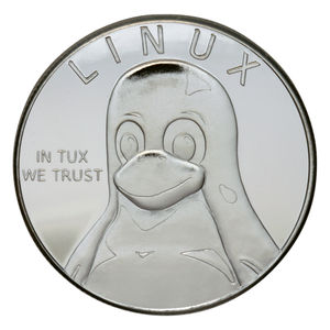 Monedas de plata de Linux